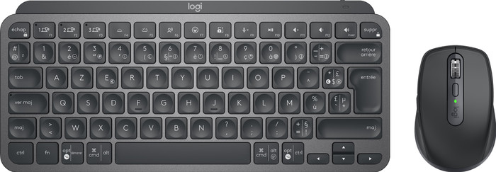 Logitech MX Keys Mini Wireless AZERTY Graphite + Logitech MX Anywhere 3S Compact Black Main Image