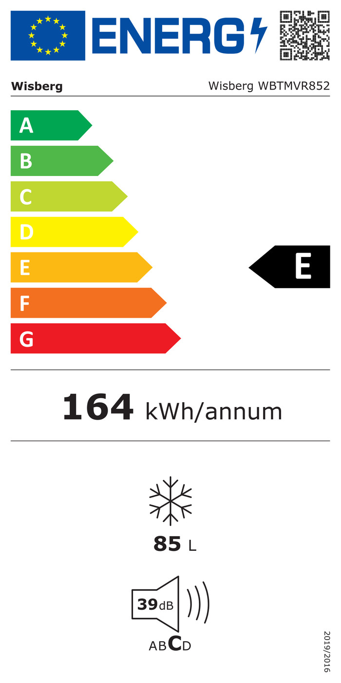 Wisberg WBTMVR852 energielabel
