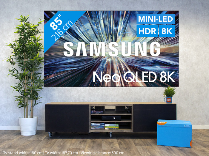 Samsung Neo QLED 8K 85QN900D (2024) + Samsung HW-Q60C (2023) visual Coolblue 1