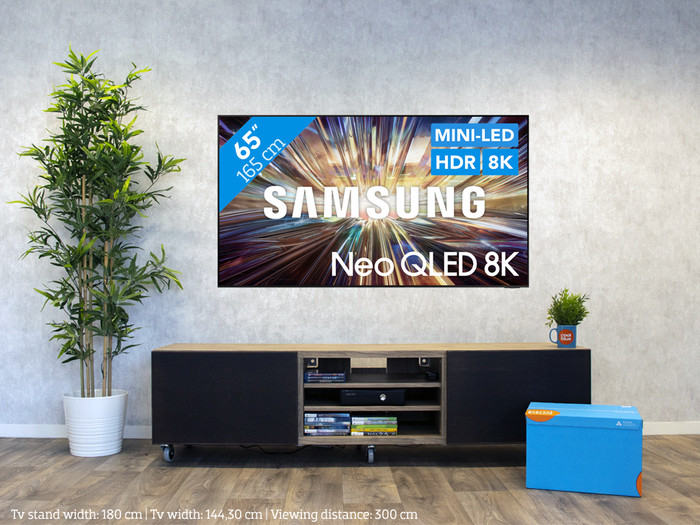 Samsung Neo QLED 8K 65QN800D (2024) + Soundbar visual Coolblue 1