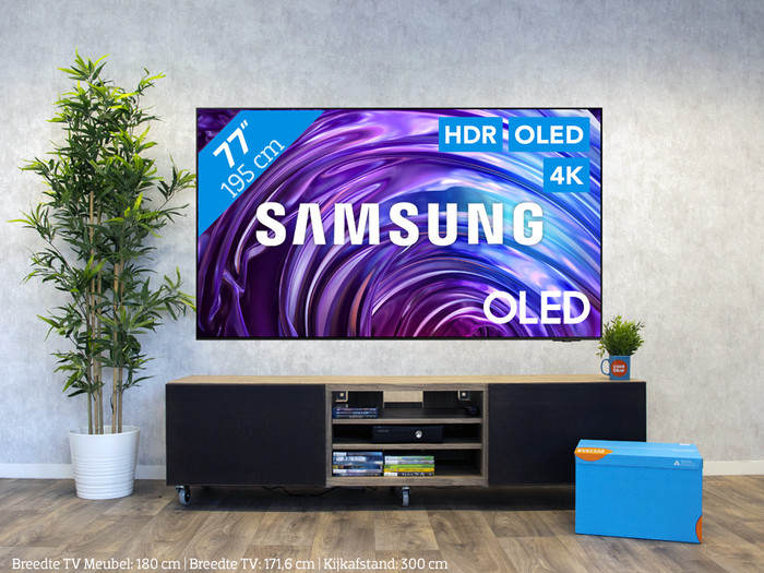 Samsung OLED 4K 77S95D (2024) + Samsung HW-Q930D (2024) visual Coolblue 1