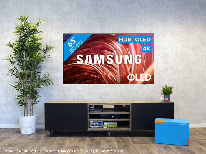 Samsung OLED 4K 65S85D (2024) + Samsung HW-Q600C (2023) visual Coolblue 1