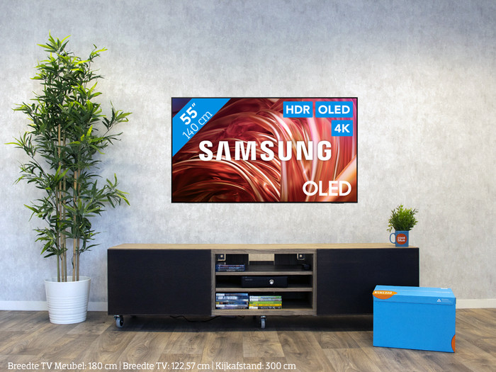Samsung OLED 4K 55S85D (2024) + Samsung HW-S701D Wit (2024) visual Coolblue 1