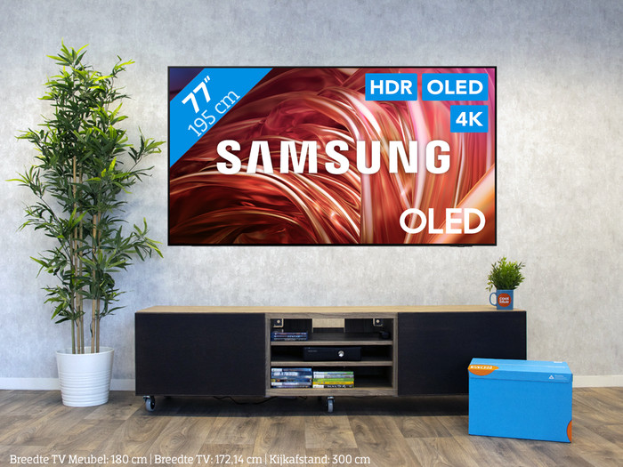 Samsung OLED 4K 77S85D (2024) + Samsung HW-Q600C (2023) visual Coolblue 1