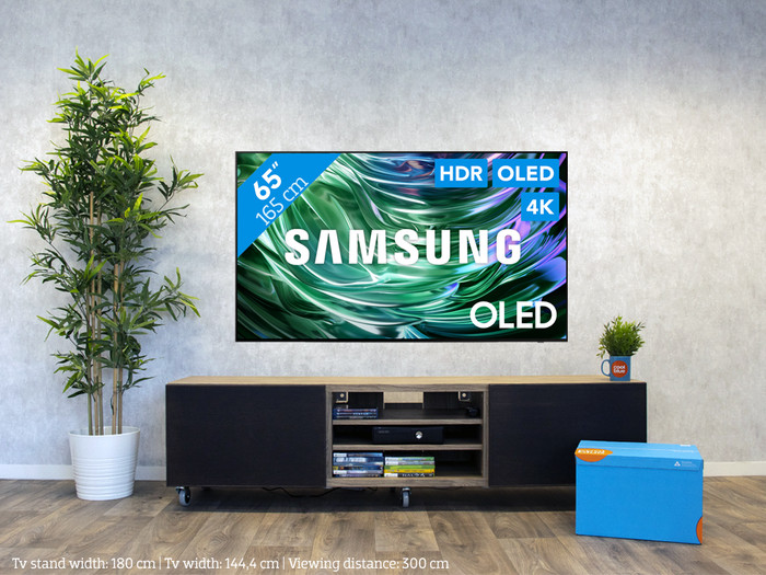 Samsung OLED 4K 65S90D (2024) + Samsung HW-Q600C (2023) visual Coolblue 1