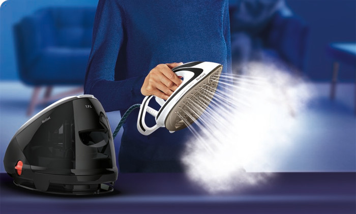 Tefal Pro Express Ultimate GV9550 product in gebruik