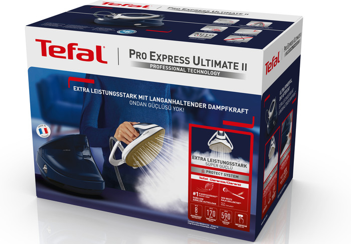 Tefal Pro Express Ultimate II GV9720 packaging