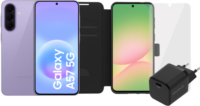 Samsung Galaxy A57 256GB Paars 5G + Compleet Accessoirepakket Main Image