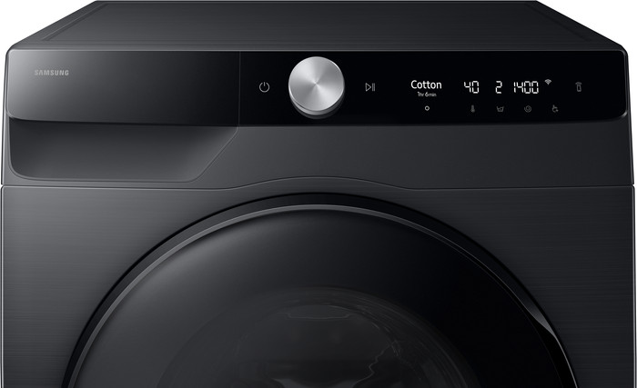 Samsung WD90DG6B85BB AI Wash détail