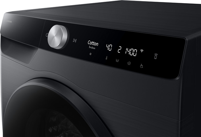 Samsung WD90DG6B85BB AI Wash détail