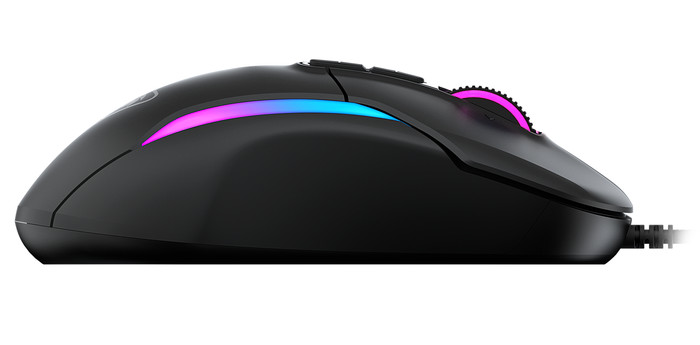 Turtle Beach Kone II Wired Gaming Muis Zwart linkerkant