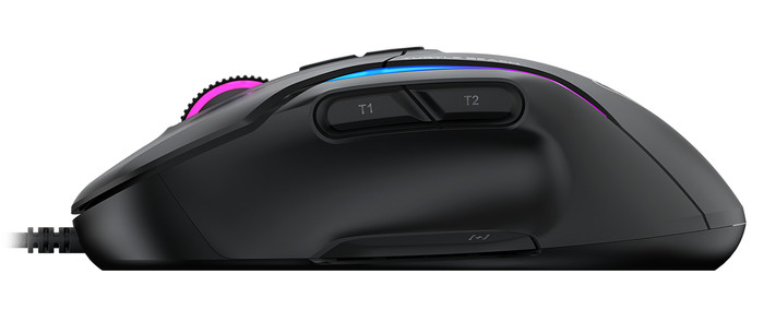 Turtle Beach Kone II Wired Gaming Muis Zwart rechterkant