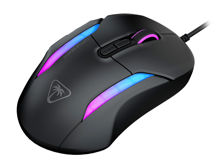 Turtle Beach Kone II Wired Gaming Muis Zwart achterkant