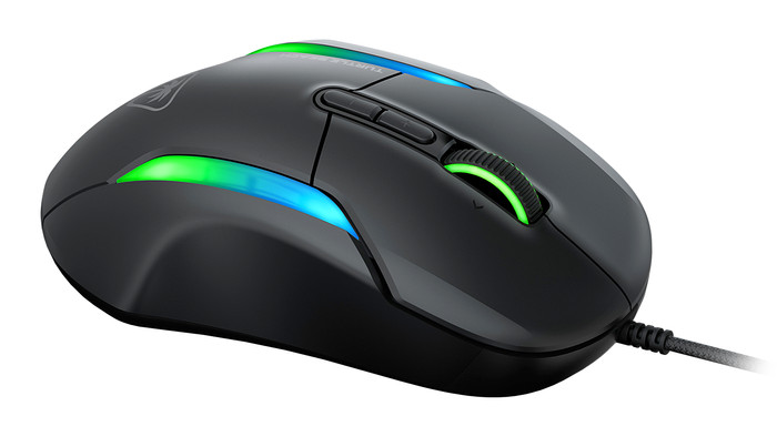 Turtle Beach Kone II Wired Gaming Muis Zwart linkerkant