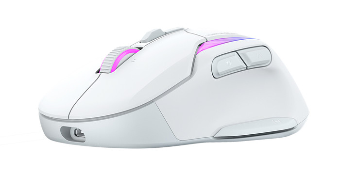 Turtle Beach Kone II AIR Wireless Gaming Mouse White left side
