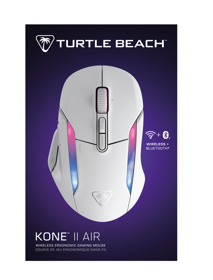 Turtle Beach Kone II AIR Wireless Gaming Mouse White packaging