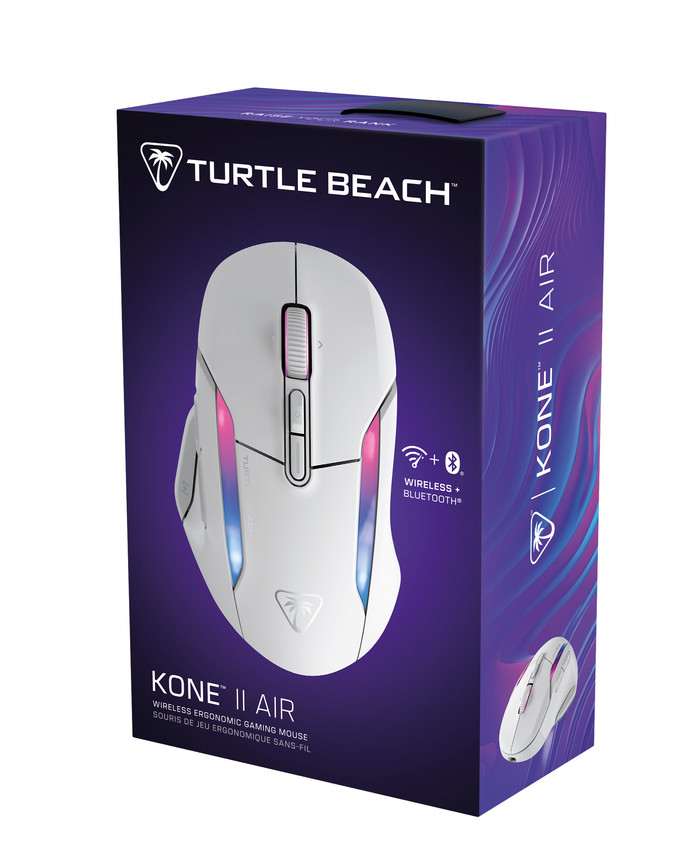 Turtle Beach Kone II AIR Wireless Gaming Mouse White packaging