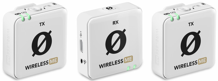 RØDE Wireless ME Dual White left side