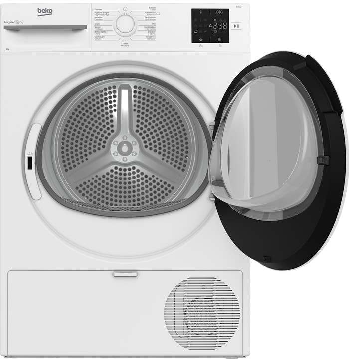 Beko BM3WFU39412CW EnergySpin + Beko BM3T39232CW binnenkant