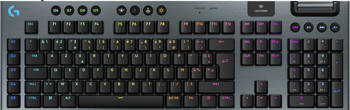Logitech G915 X LIGHTSPEED Wireless Gaming Keyboard Black AZERTY Main Image