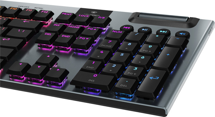 Logitech G915 X LIGHTSPEED Wireless Gaming Keyboard Black AZERTY detail