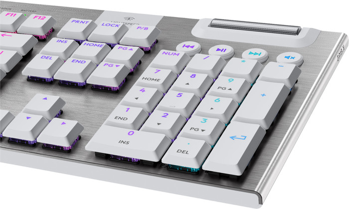 Logitech G915 X Lightspeed Wireless Gaming Toetsenbord Wit Qwerty detail