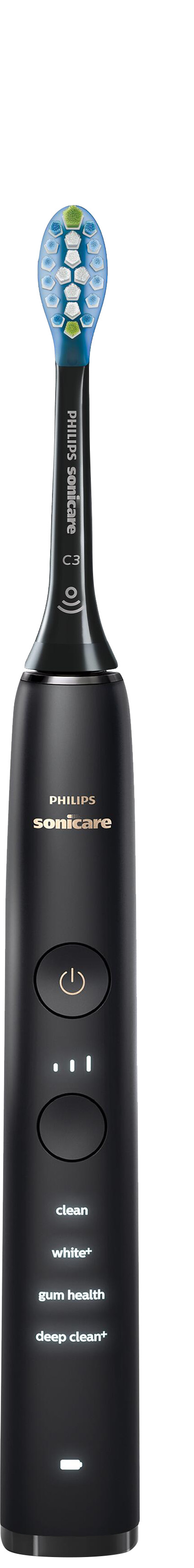 Philips Sonicare DiamondClean 9000 HX3886/43 + Power Flosser Zwart voorkant