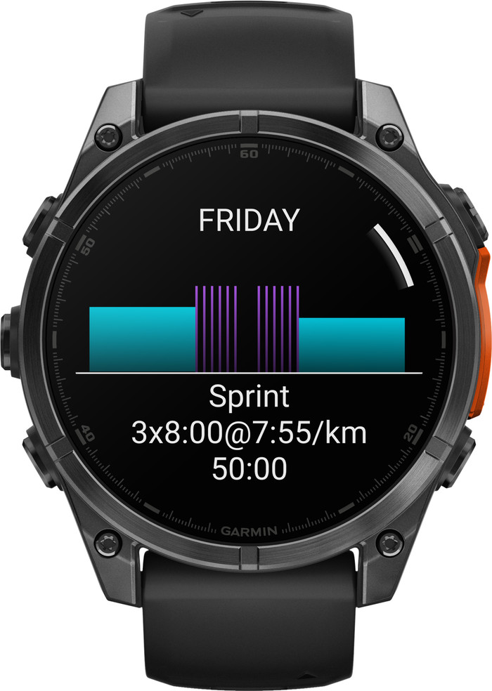 Garmin Fenix 8 Black 47mm front