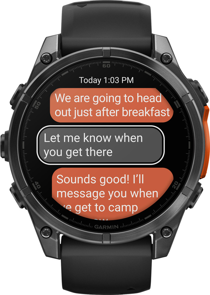 Garmin Fenix 8 Black 47mm front