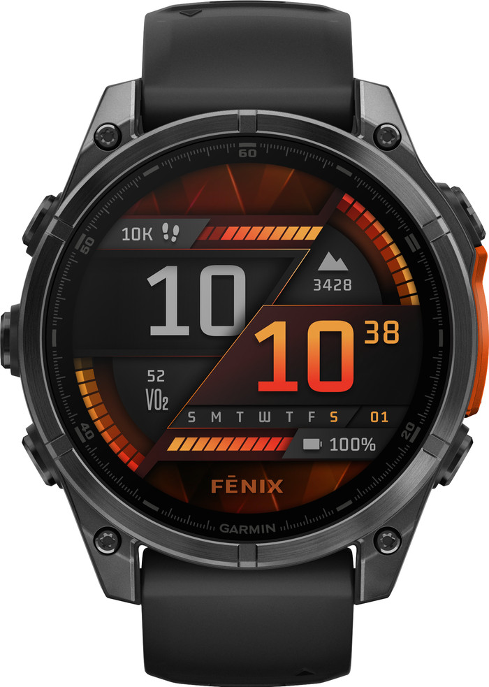 Garmin Fenix 8 Black 47mm front