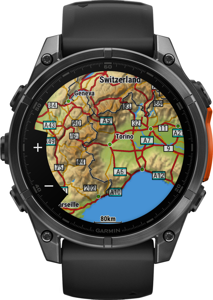 Garmin Fenix 8 Black 47mm front