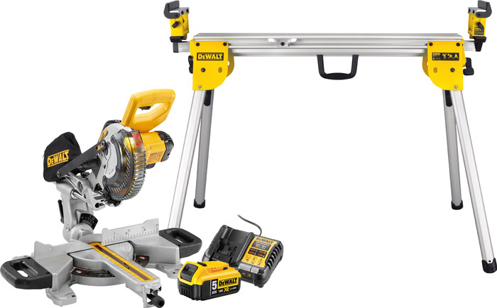 DeWalt DCS365N-XJ 5.0Ah Battery Starter Kit + DeWalt DE7033-XJ Main Image