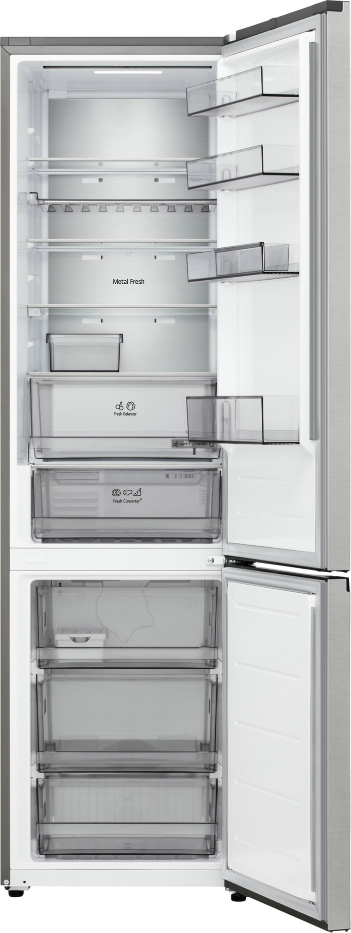 LG GBBS525CPY binnenkant