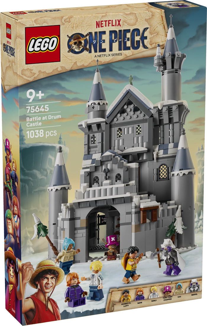 LEGO One Piece Battle at Drum Castle 75645 packaging