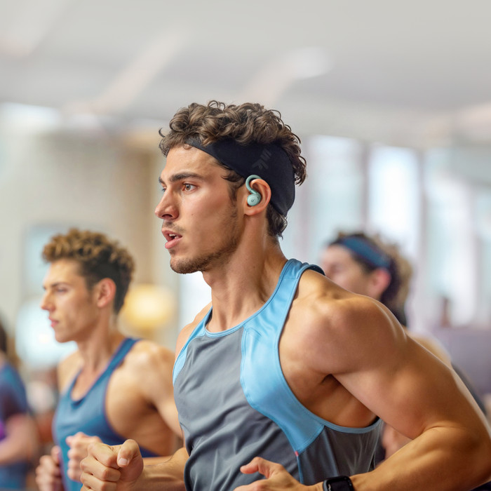 Soundcore Sport X20 Grün produkt in gebrauch