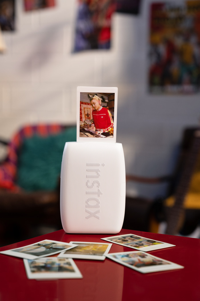 Instax Mini Link 3 Clay White product in use