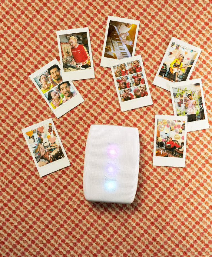 Instax Mini Link 3 Clay White product in use