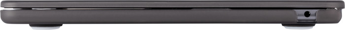 BlueBuilt Hard Case Gray for MacBook Air 13.6 inches M2/M3/M4 left side