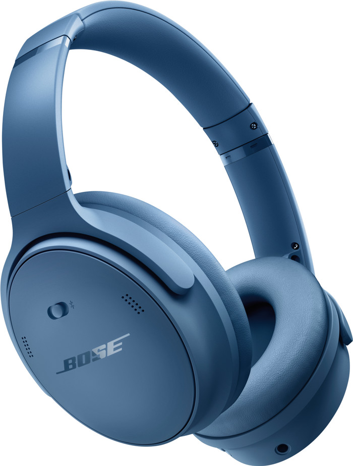 Bose QuietComfort Headphones Blauw + Oplader linkerkant