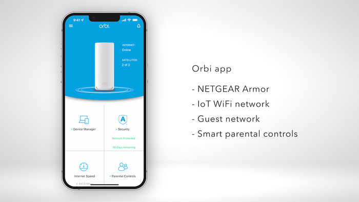 Netgear Orbi RBE772 visual leverancier