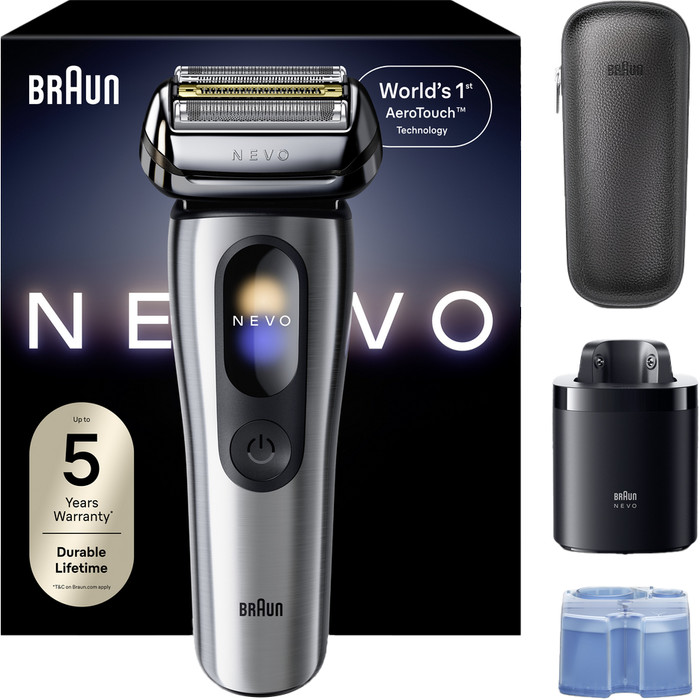 Braun NEVO 15000C Zilver verpakking