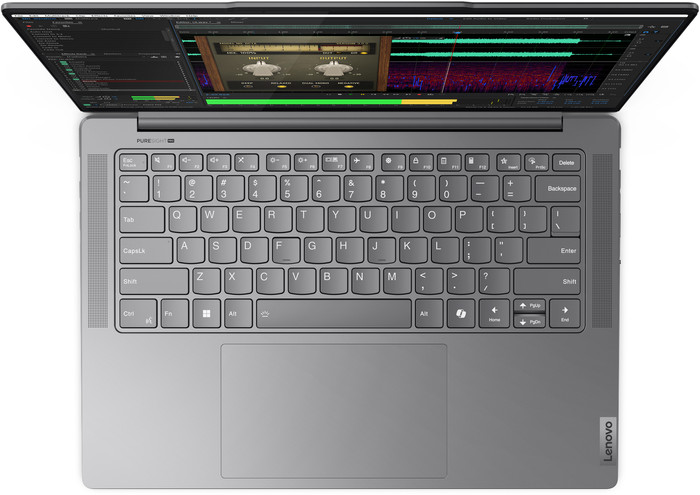 Lenovo Yoga Pro 7 OLED 14IMH9 83E200B8MH bovenkant
