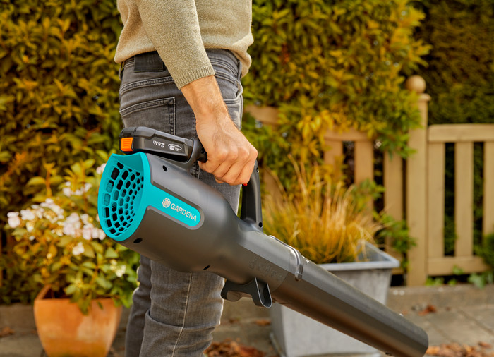 Gardena PowerJet 18V P4A Solo (zonder accu) product in gebruik