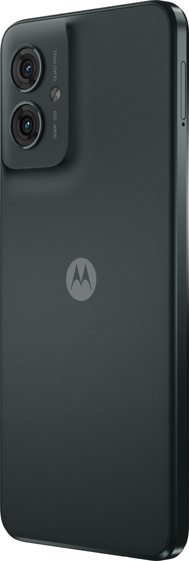 Motorola Moto G55 256GB Zwart 5G + Just in Case Tempered Glass Screenprotector achterkant