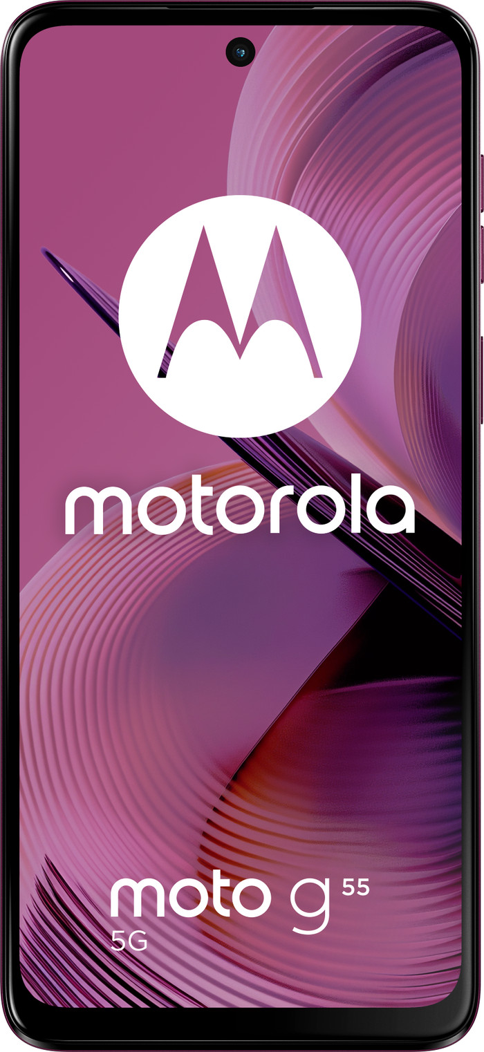 Motorola Moto G55 256GB Paars 5G voorkant