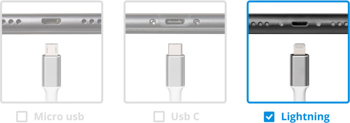 BlueBuilt USB-A to Lightning Cable 1.5m Nylon White visual Coolblue 2