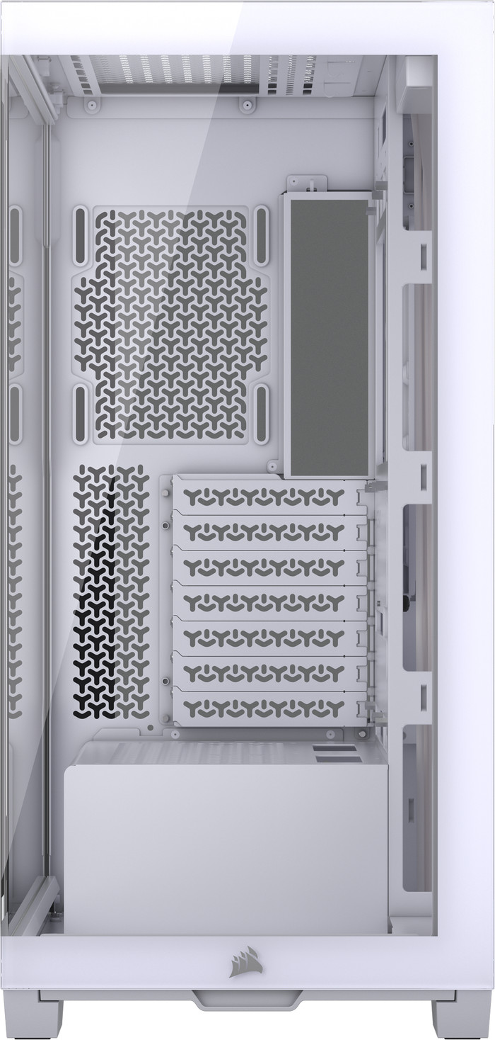 Corsair 3500X Mid-Tower Wit voorkant