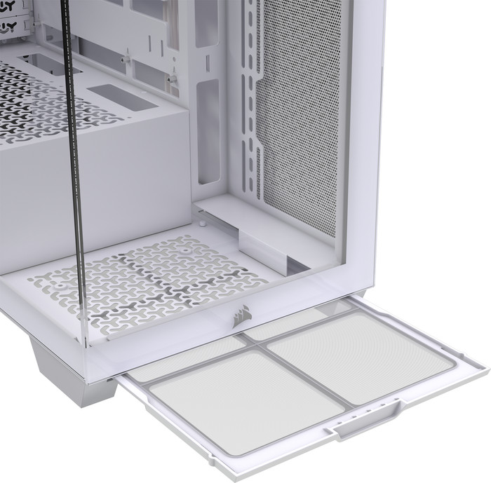 Corsair 3500X Mid-Tower Wit detail