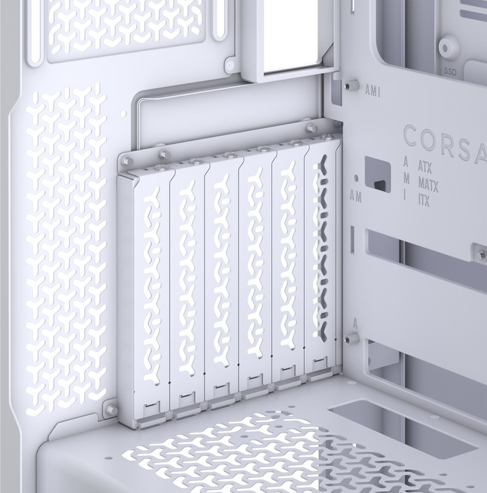 Corsair 3500X Mid-Tower Wit detail