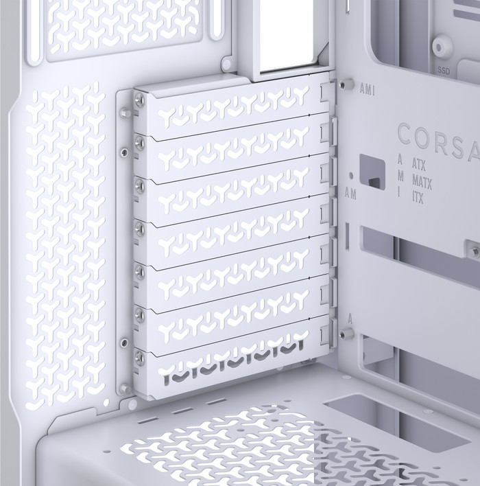 Corsair 3500X Mid-Tower Wit detail